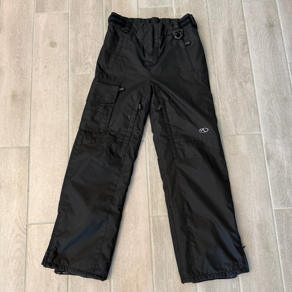 Marker Juniors Insulated‎ Black Synthetic Snow Pants Youth Size 16